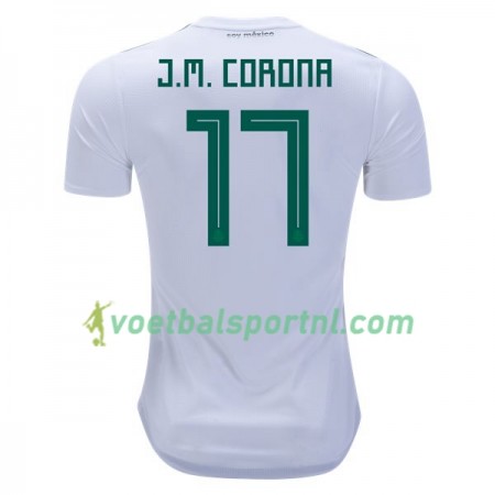 Mexico J.M.Corona 17 Uit Shirt WK voetbal 2018